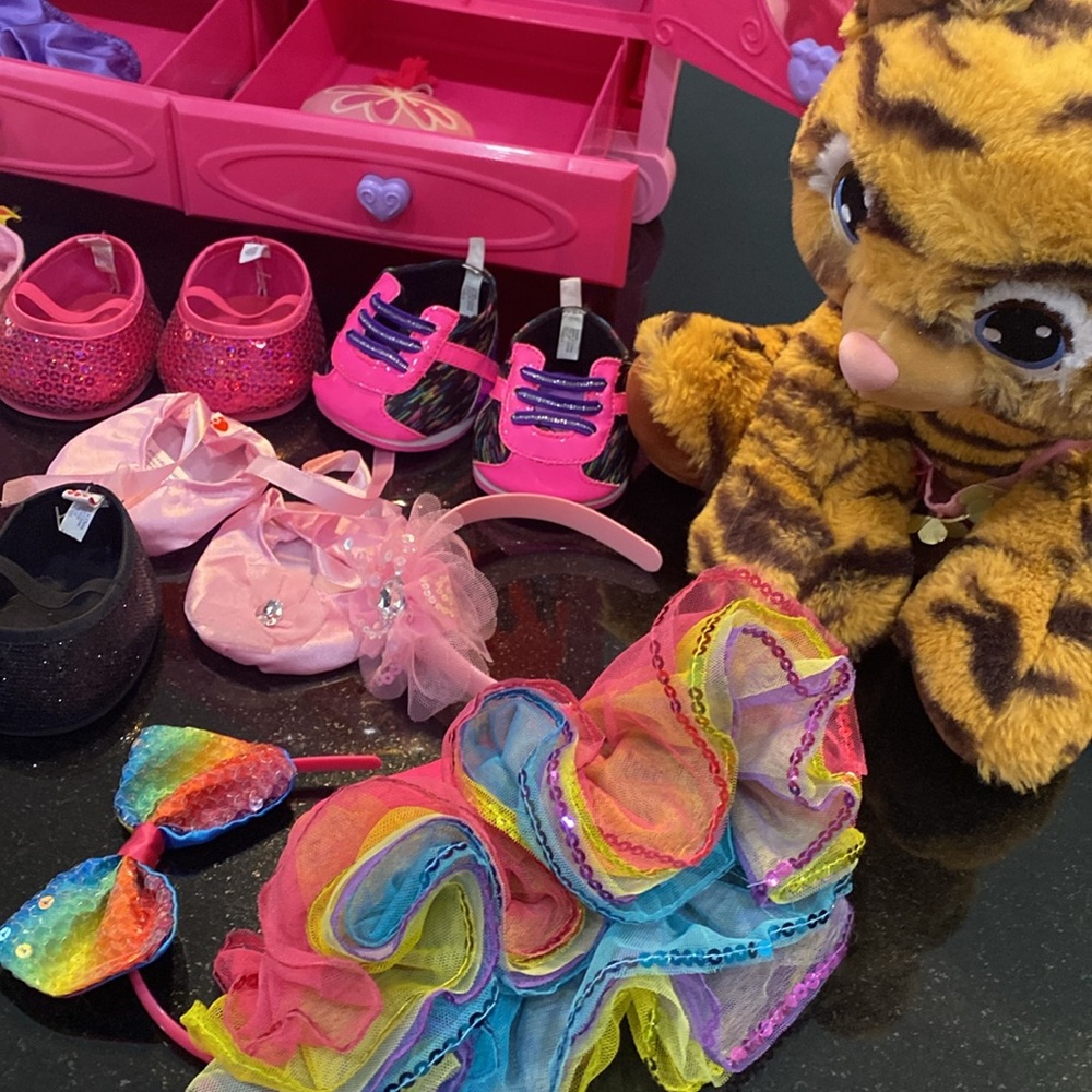 Build-A-Bear "Fancy Fashion Boutique" closet organizer with accessories - Picture 5 of 15